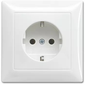 Toma de corriente Busch-Jaeger tipo F 2P+E 250 V 16 A blanco