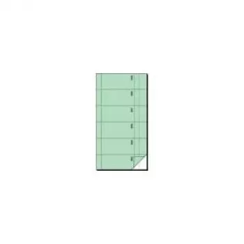 Libro de formularios Sigel Bonbuch 105 x 200 mm verde claro — 360 copias, papel de copia azul