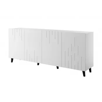 Cómoda BARI 200x42x82 blanco mate
