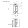 Soporte de pared Maclean para bicicleta MC-998