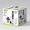 Batidora de brazo Maestro MR-566, 500 W, 2 velocidades, turbo, varillas, picadora 600 ml, tarro de almacenamiento 900 ml, acero inoxidable