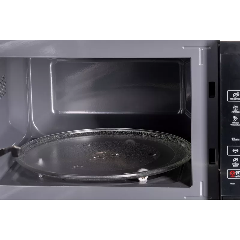 Microondas Sharp YC-MS252AE-B, de libre instalación 25 L, 900 W, manejo táctil, 11 niveles de potencia, bloqueo infantil, función ECO, negro