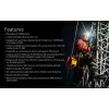 Linterna frontal Nitecore HU2000, 10 LEDs, Batería de litio recargable por USB, Aluminio+Policarbonato, IP68 resistente al agua