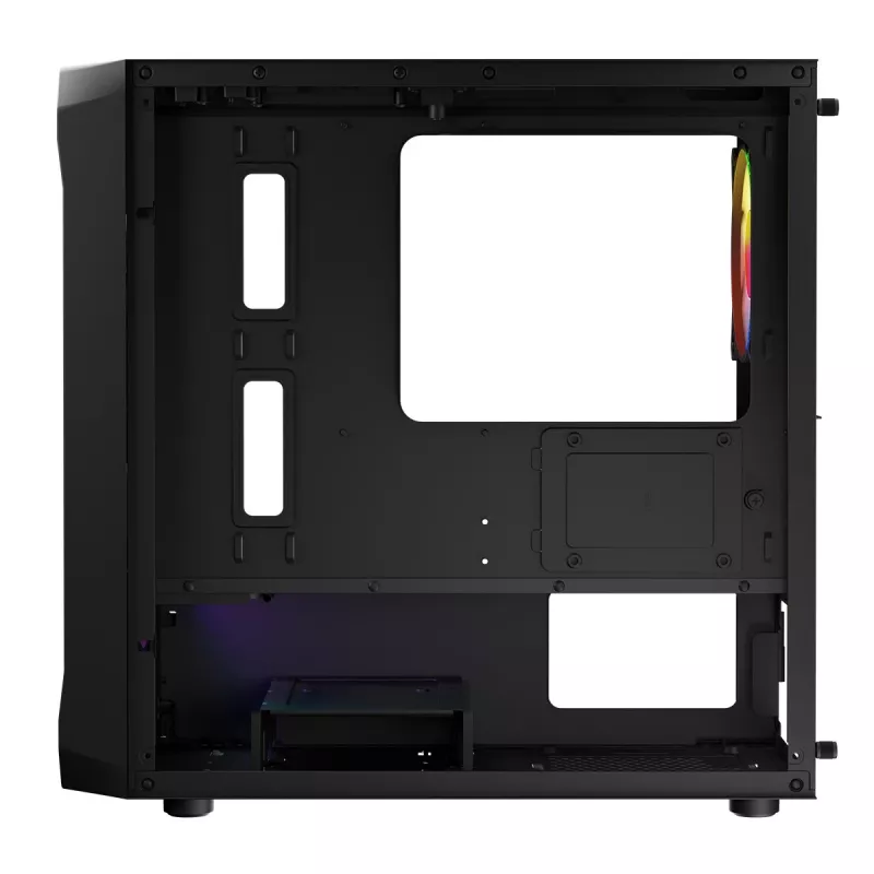 Carcasa de ordenador Logic Concept Portos Mini ARGB Micro ATX Negra