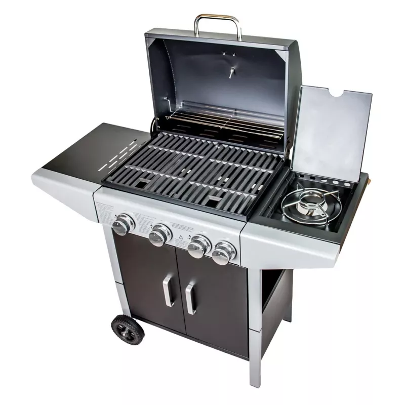 Parrilla de gas Ravanson GO-3 — parrilla de gas compacta, modelo GO-3