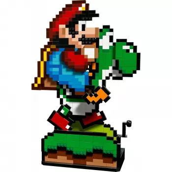 Juguete de construcción LEGO Super Mario World Mario y Yoshi Set 71438 — figuras interactivas y elementos de juego construibles