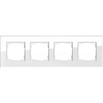 GIRA Marco 4 elementos Esprit, Standard 55 Blanco 021412