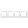 GIRA Marco 4 elementos Esprit, Standard 55 Blanco 021412