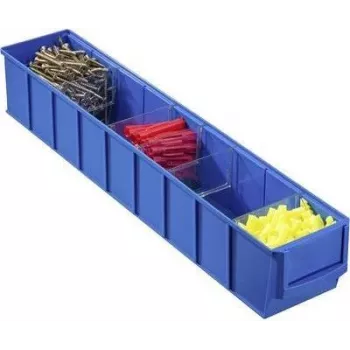 Caja de almacenamiento allit ProfiPlus ShelfBox 500S azul 91×500×81 mm