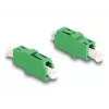 Acoplador de fibra óptica LC simplex hembra a LC simplex hembra APC verde DeLOCK 87984