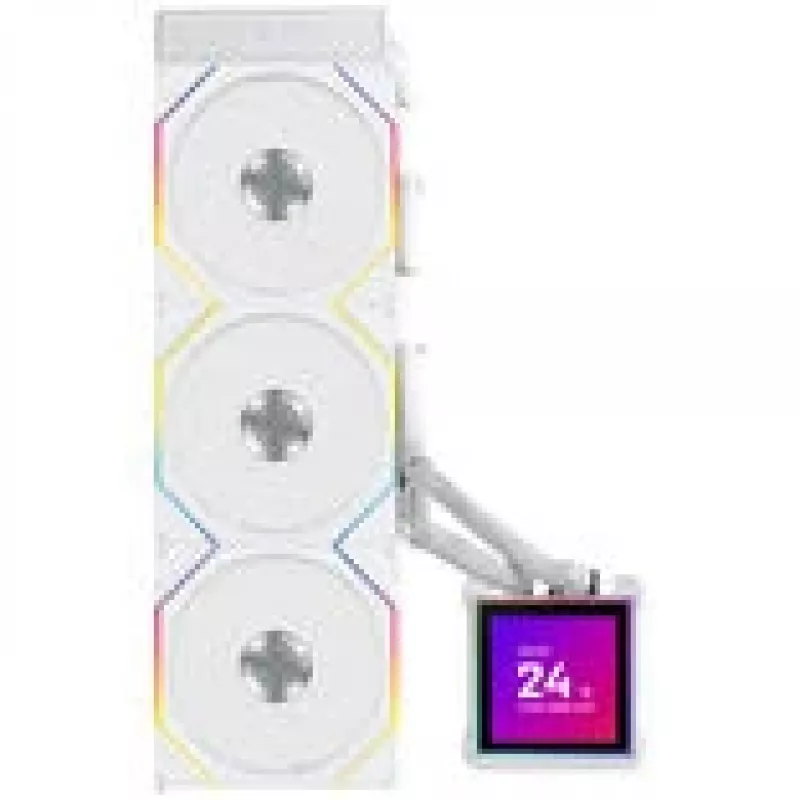 Refrigeración líquida todo en uno para CPU Lian Li HydroShift II LCD-S 360mm con RGB y pantalla LCD