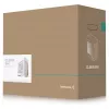 Caja de PC de sobremesa DeepCool CL6600 WH — blanca, compatible con fuentes ATX/PS2/SFX/SFX-L, 140 mm frontal, 120/140 mm superior/trasero, unidades de 2,5