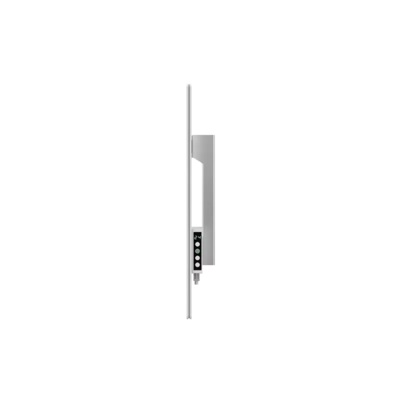 Radiador de pared AENO Premium Eco Smart Quadro, 500 W, 50x50 cm, vidrio templado, calefacción por infrarrojos y convección, indicador LED, tipo de enchufe: Europa (tipo E/F), BLANCO, Fabricado en Polonia