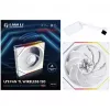 Lian Li UNI FAN TL Wireless 12RTL1W1W ventilador de caja, ARGB, PWM, Reverse Blade, 120 mm, blanco