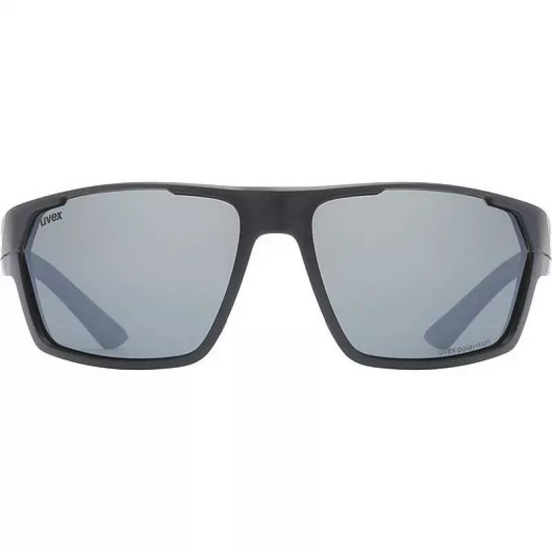 Gafas de sol polarizadas Uvex Sportstyle 233 P - negro mate/Litemirror plata