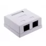 Alantec GN011 toma de red Cat6 blanca
