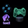 Lámpara LED de mesa MANTA SNL122RGB decoración de luz RGB 3D, RGB con cambio de color, alimentación USB