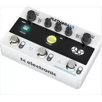 Multiefectos para guitarra TC Electronic Plethora X3 con 3 bucles de efectos y 20 efectos