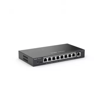 Ruijie Networks RG-ES209GC-P switch de red gestionado Gigabit Ethernet (10/100/1000) Power over Ethernet (PoE) negro