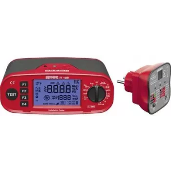 Benning comprobador de instalación IT 105 + comprobador de enchufe SDT 1 comprobador VDE