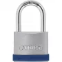 Candado ABUS Silver Rock 5/50, llave diferenciada, zinc, plateado