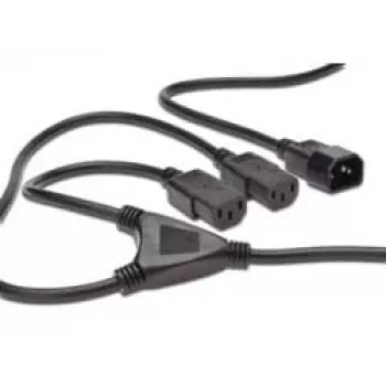 Digitus ASSMANN - Regleta de alimentación (250 V CA) - IEC 320 EN 60320 C14 - IEC 320 EN 60320 C13 - 1.7 m - moldeado - Negro (AK-440400-017-S)
