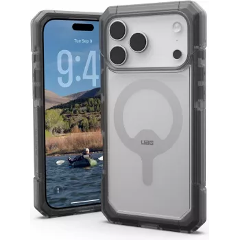 Funda UAG Urban Armor Gear Trooper MagSafe | Apple iPhone 17 Pro Max | Ash (gris)/transparente | 114522114G31 (114522114G31)