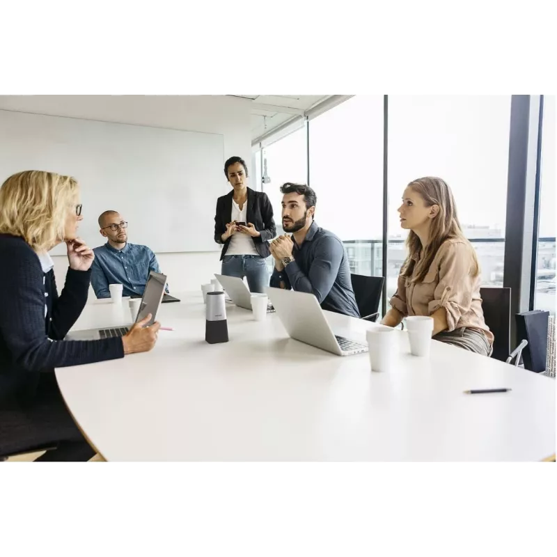Philips PSE0540 Smart Meeting micrófono de conferencia portátil, USB-C, negro/plateado