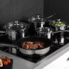 Juego de ollas Russell Hobbs BW06572EU72 — set de 5 piezas de acero inoxidable
