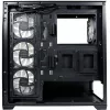 LC-Power Caja MidiTower 715B negra USB3.2/Audio sin fuente de alimentación SEAMLESS_X (LC-715B-ON)