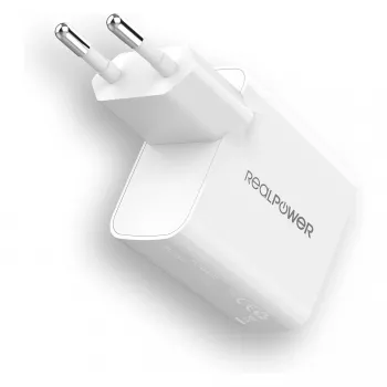 Cargador RealPower PC-65 GaN 65W