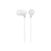 Sony MDR-EX15LP, con cable, 8 - 22000 Hz, música, 3 g, auriculares, blanco