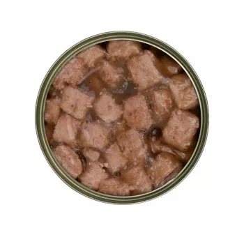 Comida húmeda para gatos TufTuf trozos de carne en salsa con pescado 415 g — alimento completo en lata para gatos adultos