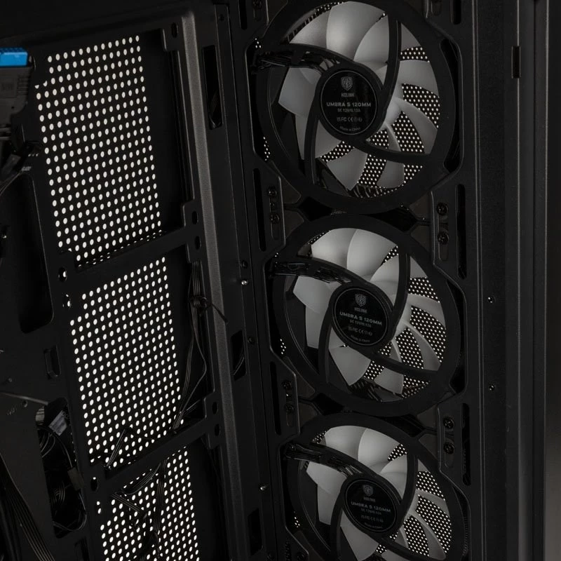 Carcasa de PC Kolink UNITY MESHBAY ARGB Midi Tower negra