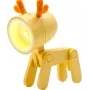 Lámpara de mesa LED RealPower 486315 naranja amarillo 1 bombilla batería