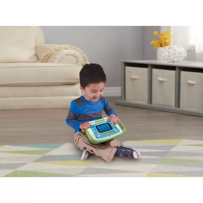 VTech ordenador educativo portátil táctil 2 en 1, verde/azul
