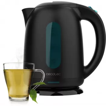 Hervidor eléctrico CECOTEC Thermosense 180 — 1,7 L, 2200 W, Negro