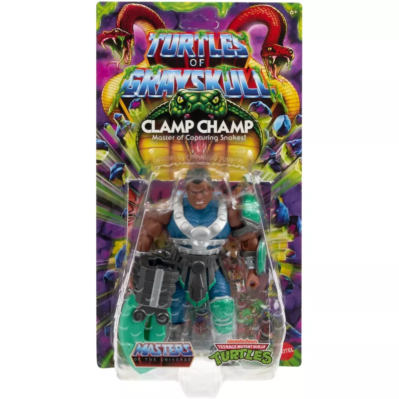 Figura de acción MATTEL MotU Origins Clamp Champ JBN05 — pieza de colección, figura individual
