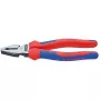 KNIPEX 02 02 200 - Alicate de control - Acero - Plástico - Azul/Rojo - 20 cm - 342 g