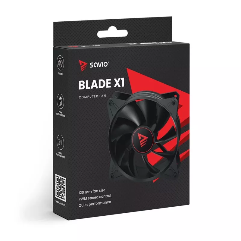 SAVIO SAVGBLADE ventilador de caja 120mm PWM