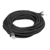 Lanberg PCU6-10CC-0500-BK cable de conexión Cat6 U/UTP, RJ-45 a RJ-45, 5 m, conductores CCA, 250 MHz, negro