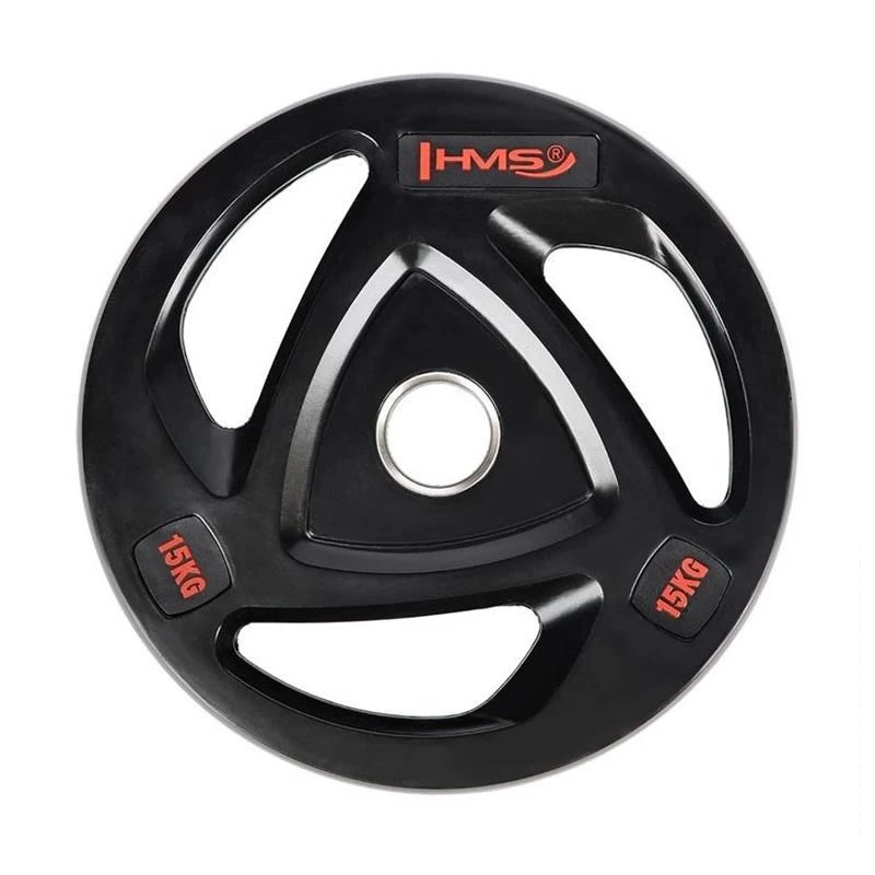 HMS Fitness TOX15 1 ud. disco de peso olímpico con recubrimiento de goma