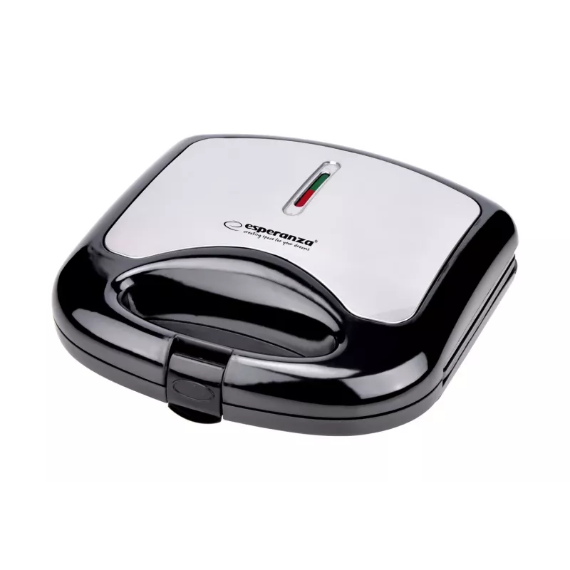 Esperanza ASIAGO Sandwichera 1000 W negra, blanca