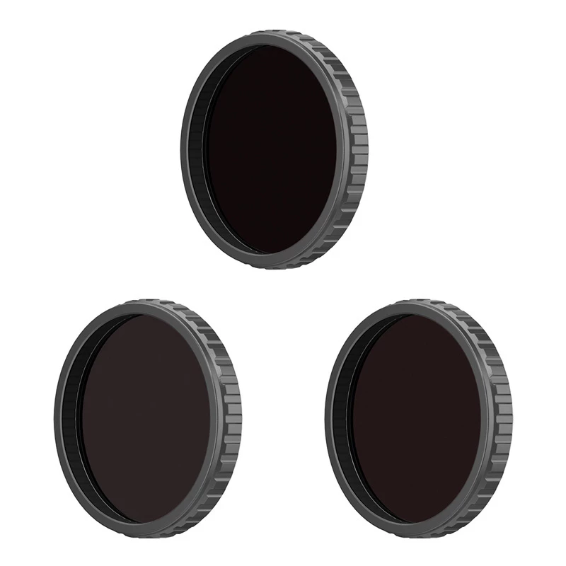 Set de filtros ND para cámara DJI Osmo Action negro ND8 ND16 ND32