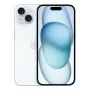 Apple iPhone 15 smartphone 6,1" (15,5 cm) OLED, Dual SIM, A16, 128 GB, cámara doble de 48 MP, iOS 17, 171 g, azul (versión India)