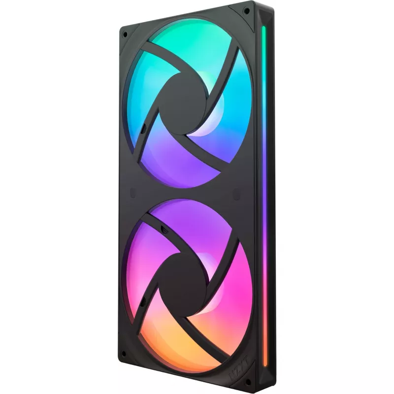 NZXT F280 RGB Core 140mm ARGB PWM Pack de 2 Negro