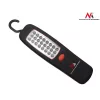 Lámpara de taller MACLEAN MCE03 — 24 LEDs, base magnética y gancho, a pilas (3×AAA)