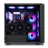 Sharkoon REBEL C80G RGB Torre Media Negra