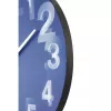 NeXtime Reloj 3077bl 3D, Ø39,5 cm, pared, azul/blanco