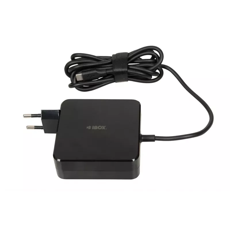 iBOX IUZ100TC cargador universal para portátil, USB-C Power Delivery 100 W, chip E-mark